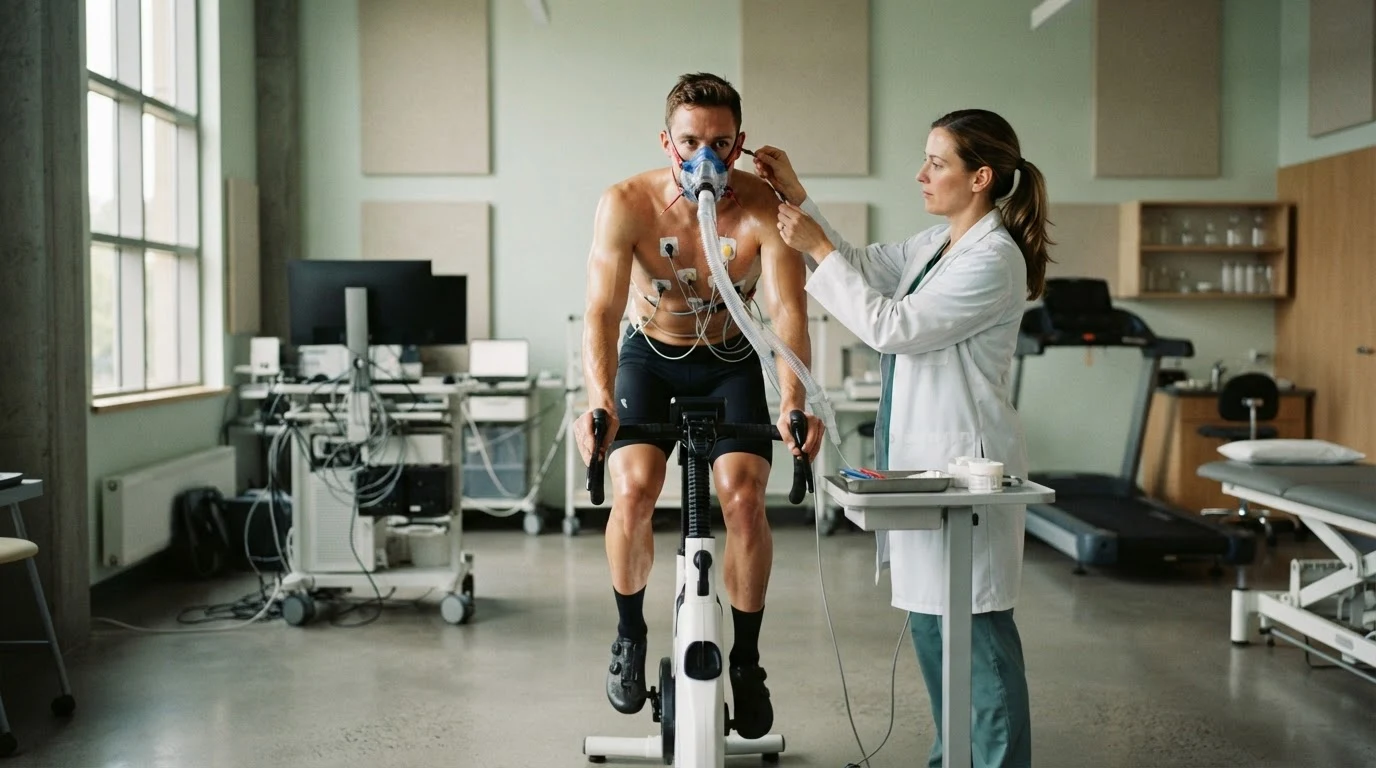 Avaliação fisiológica de calorimetria indireta e cinética de lactato durante teste de treinamento em Zona 2