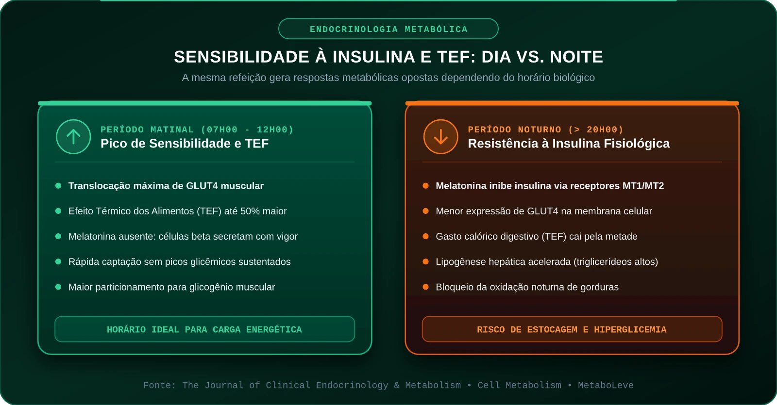 Curva Circadiana da Sensibilidade à Insulina e TEF